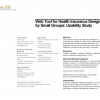 Web tool for health insurance design by small groups: usability study