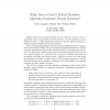 When does a correct mutual exclusion algorithm guarantee mutual exclusion?